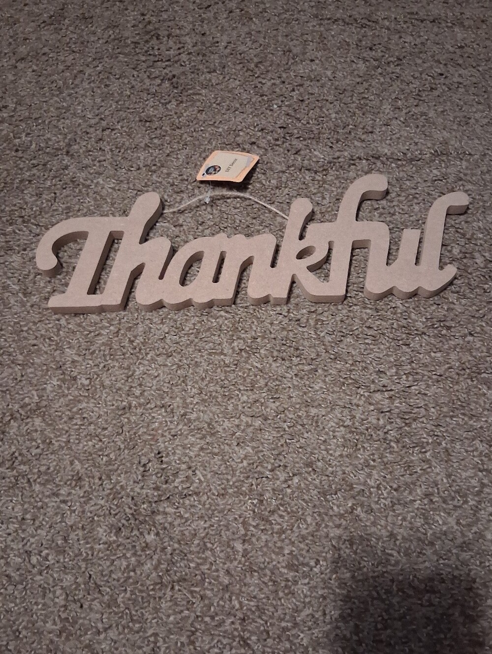 Thankful Wall Sign- Decorative Home Accent